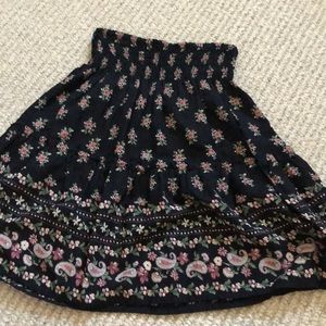 Hollister floral skirt